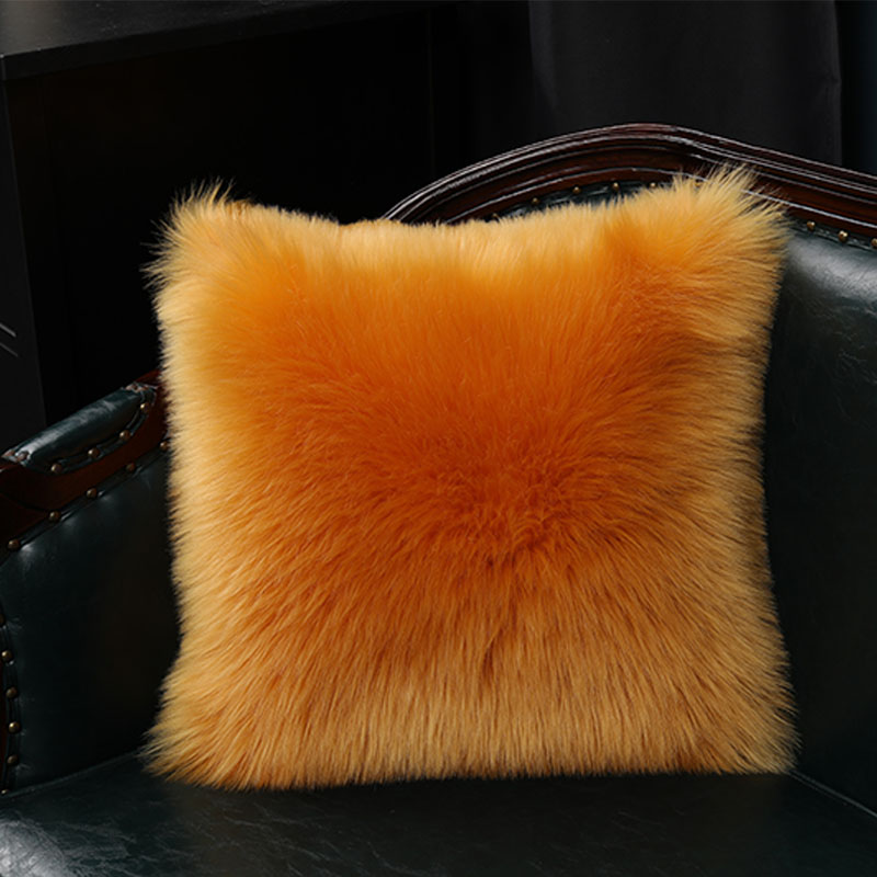 Faux Fur Throw Pillow Covers